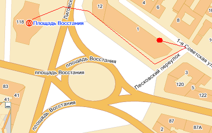 Схем проезда к нам